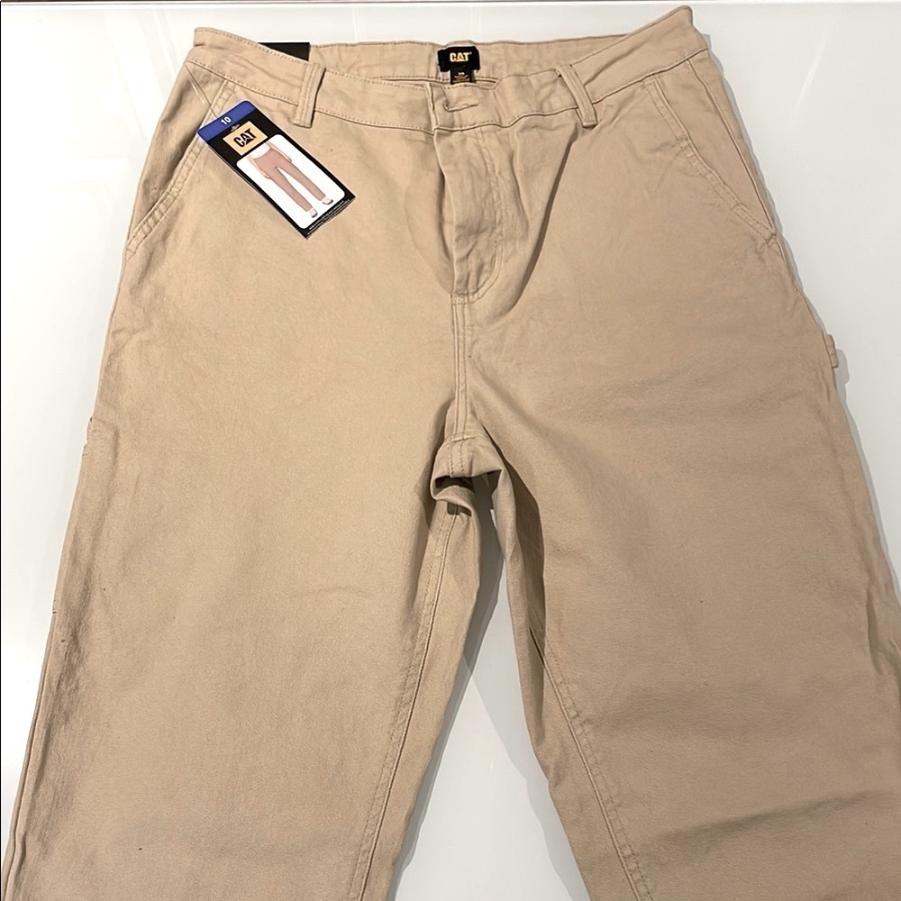 *NEW* with tags Woman’s CATERPILLAR Tan Pants - Picture 5 of 8